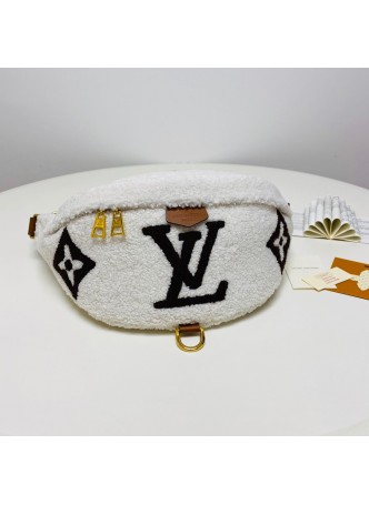 LV WOOL BUMBAG